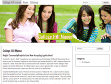 Tablet Screenshot of collegehillmacon.com